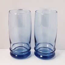 Vintage Anchor Hocking Saturn Blueberry Tumblers Drinking Glasses Set of 2 - £15.57 GBP