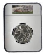 2015 Blue Ridge MS69PL 5oz Silver 25C Coin NGC 4308050-097 - £251.87 GBP