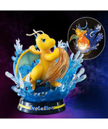 28cm Dragonite Pokemon Evolution Eevee Anime Figures Charizard Raichu Me... - $238.94