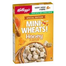 3 Boxes of  Mini-Wheats Honey Flavored Cereal -Special Edition- 405g Each - £28.07 GBP