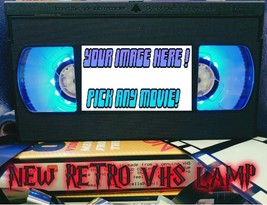 Retro VHS Lamp,Make Your Own ,Night Light Stunning Collectable, Top Quality! - £14.98 GBP