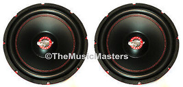 (2) 12&quot; inch Home Stereo Sound Studio 8 Ohm WOOFER Subwoofer Speaker Bas... - £86.94 GBP