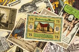 1920&#39;s Germany Coin of Necessity 25pc City Views - Aken,Altona,Paulinzel... - $1,920.96 MXN