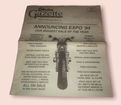 Ehlerding Motor Sports, Inc. Gazette Newspaper March Expo 1994 Vintage - $107.30 MXN