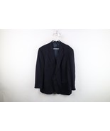 Vtg 90s Lands End Mens 44S Faded Linen Blend Suit Coat Blazer Jacket Blu... - $1,453.71 MXN
