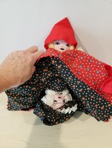 Handmade Cloth Topsy Turvey Doll Little Red Riding Hood, Grandma, Big Bad Wolf - £11.07 GBP