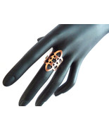 Star Ring, Copper Ring, Wide Ring, Long Ring, Long Copper Ring, Wide Cop... - $30.08 CAD