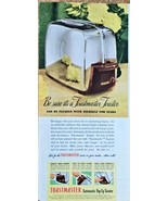 TOASTMASTER-POP UP TOASTER-SUPERFLEX - 1949 Vintage Print Ad-American Ma... - $17.66 CAD