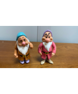 2 of The Disney Seven 7 Dwarfs 6&quot; Vinyl Plastic Figurines, Poseable Arms - €4,87 EUR