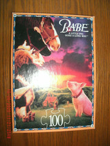 NEW Babe the Pig 100 pc puzzle RoseArt &quot;A Little Pig Goes A Long Way&quot; farm scene - £10.18 GBP
