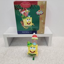 Spongebob Gary Santa's Spongy Helper Carlton Cards Nickelodeon Ornament 2004 - £14.89 GBP