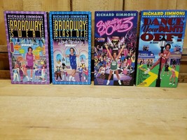 Lot of 4 Richard Simmons VHS  Sweatin’ To The Oldies, Dance Your Pants Off etc. - £23.29 GBP