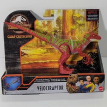 Jurassic World Park VELOCIRAPTOR Savage Strike Camp Cretaceous Dinosaur - £13.95 GBP