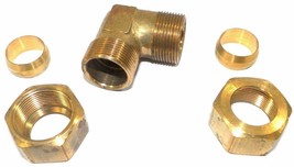 Big A Service Line 3-165920 Brass Pipe, 90 deg Street Elbow Fitting 3/4&quot;... - $18.75