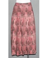 VTG Koret Dusty Rose Pink Regency Paisley Pleated Top Skirt Wm&#39;s Plus 20... - $39.64 CAD