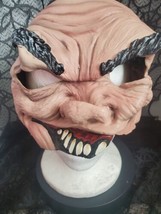 Scary Old Man Bald Bad Teeth Halloween Costume Half Mask  Vintage Hair Falling  - £7.95 GBP