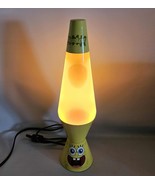 Spongebob Squarepants Lava Lamp 2010 Absorbent Yellow 14.5 inch Working ... - $101.48 CAD