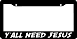 Y&#39;all Need Jesus Christian License Plate Frame - £5.37 GBP