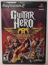 Ps2 Guitar Hero Aerosmith Game “Complete” - $12.86