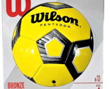 Wilson Pentagon Bronze Series Size 4 Soccer Ball Age 8-12 Yellow - $33.99