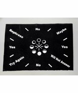Moon Phase Black Velveteen Pendulum Answer Mat! - $6.87 CAD