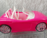 Barbie Convertible Car Glam Pink White Sports Dream Cruiser Doll Mattel ... - $19.99