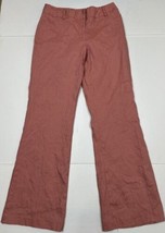 Apt 9 Stretch Pink Bootcut Chino Pants Women Size 6 (Measure 27x31) - £10.58 GBP