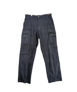 Tru-Spec Black Tactical Cargo Pants Mens 36x32 Ripstop Reinforced Knee A... - €17,18 EUR