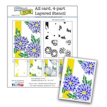 Crafter&#39;s Workshop Layered Card Stencil 8.5&quot;X11&quot;-Daisies (Pack of 1) - $701.69 MXN