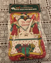 Country Store Sarah Lynne Holiday Potholder Note Pad Pen Gift Set Countr... - £9.37 GBP