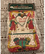 Country Store Sarah Lynne Holiday Potholder Note Pad Pen Gift Set Countr... - £9.48 GBP