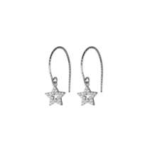 Anyco Fashion Earrings Real Genuine Sterling Silver Romantic Tassel Hollow Shiny - £17.34 GBP