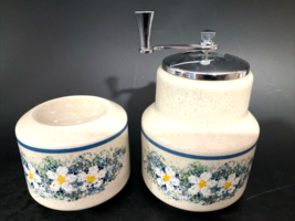 Lenox DEWDROPS Temperware Salt Shaker &amp; Pepper Mill Set Grinder - £74.94 GBP