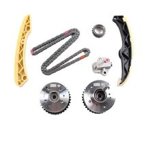 AUCERAMIC Timing Chain Kit with 2PCS Intake &amp; Exhaust VVT Gear Sprocket ... - $202.93