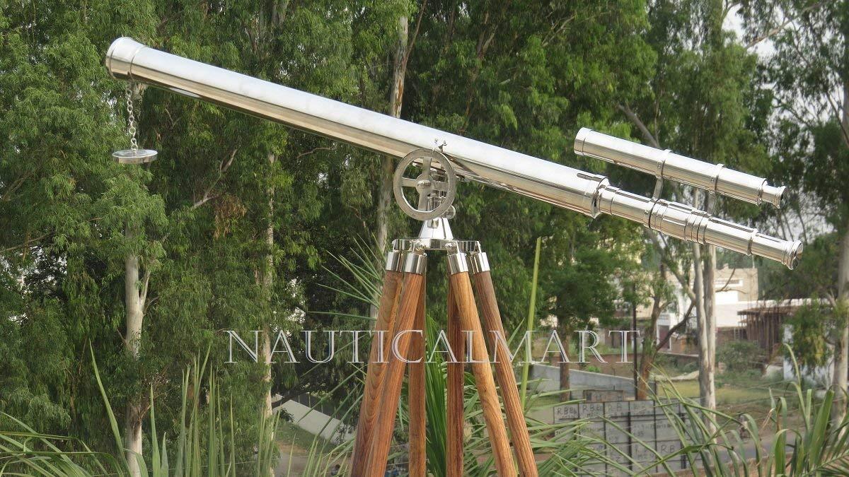 NauticalMart Griffith Astro Telescope 65" Nautical Nickel Telescope