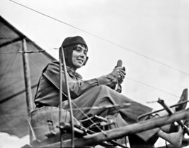 Aviator Hélène Dutrieu in her airplane. Photo Prints or Canvas Giclee - £6.86 GBP+