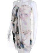 Modern ALICE + OLIVIA 100% Silk dress Corset A-line Watercolor Pastel Pr... - £100.85 GBP