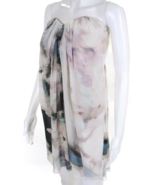 Modern ALICE + OLIVIA 100% Silk dress Corset A-line Watercolor Pastel Pr... - $178.49 CAD