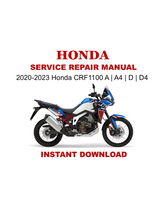 2020-2023 Honda CRF1100 A | A4 | D | D4 Service Repair Manual - €6,94 EUR
