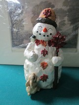 Christopher Radko Carlton The Snowman Figurine Christmas 8" New - £66.19 GBP