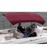 Shademate OV80515AY Burgundy Bimini Sunbrella Fab &amp; Boot Only-5&#39;L,32&quot;H,8... - €241,56 EUR