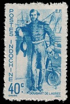 Ca 1943 French Indochina Stamp - Doudart De Lagree 40C 1702 - £1.11 GBP