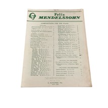 War March of the Priests Athalia Felix Mendelssohn Piano Sheet Music - £15.30 GBP