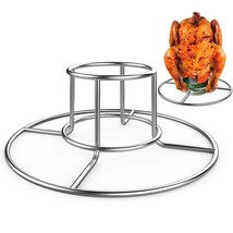 Beercan Chicken Rack, Stainless Steel Chicken Stand For Smoker And Grill - £20.55 GBP