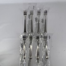 NEW Gorham 1831 Fairview Stainless Steel Flatware 18/10 Cocktail Shrimp Lot of 8 - £31.29 GBP