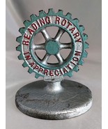 Vintage READING ROTARY CLUB - IN APPRECIATION Metal Paperweight (Pennsyl... - $26.78 CAD