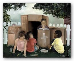 Let's Play Church by Edwin Lester 8"x10" Art Print Poster - $6.34