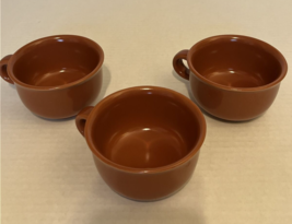 3 Dansk International Design Chocolate Brown Stoneware Mugs 8oz - £9.63 GBP