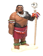 Chief Tui Disney Moana Polynesian Island Figurine Luau Party - Cake Topper - £4.66 GBP