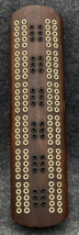 Cribbage Board Solid Wood Large 13.5&quot;  Handmade Artesian Decorative Game - £23.73 GBP